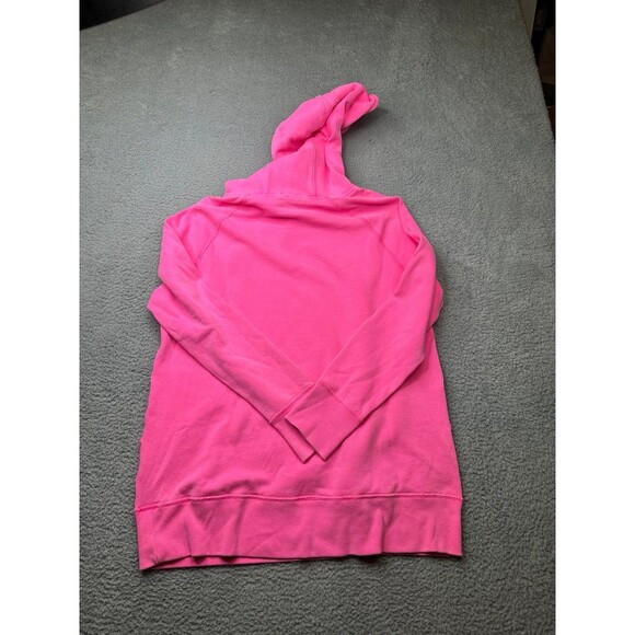 Polo Ralph Lauren bright pink hoodie sweatshirt pink PONY SZ medium EUC - Picture 7 of 8